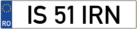 Truck License Plate